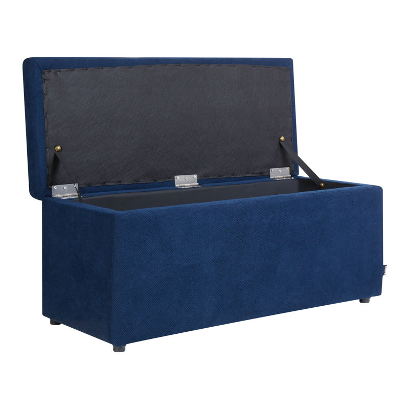 Rabecka Polyester Upholstered Storage Bench
