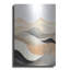 Ebern Designs « Black & Beige Landscape 1 » par Petals Prints Design, tableau mural en métal, 30,5 cm x 40,6 cm-1171568186
