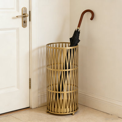 Kinverli Iron Freestanding Umbrella Stand