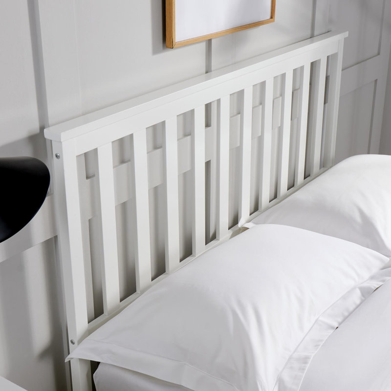 Florida Wooden Ottoman Storage Bed, Double, White