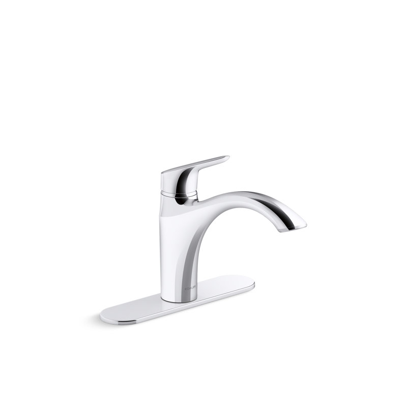 Rival Single-Handle Kitchen Sink Faucet, Polished Chrome