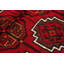 Tapis décoratif en laine noué à la main de conception unique 3 pi 3 po x 5 pi 5 po Bowdy New Age
