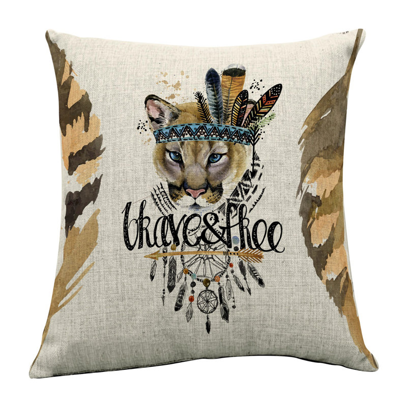  Housse et insert de coussin en lin Brave & Free