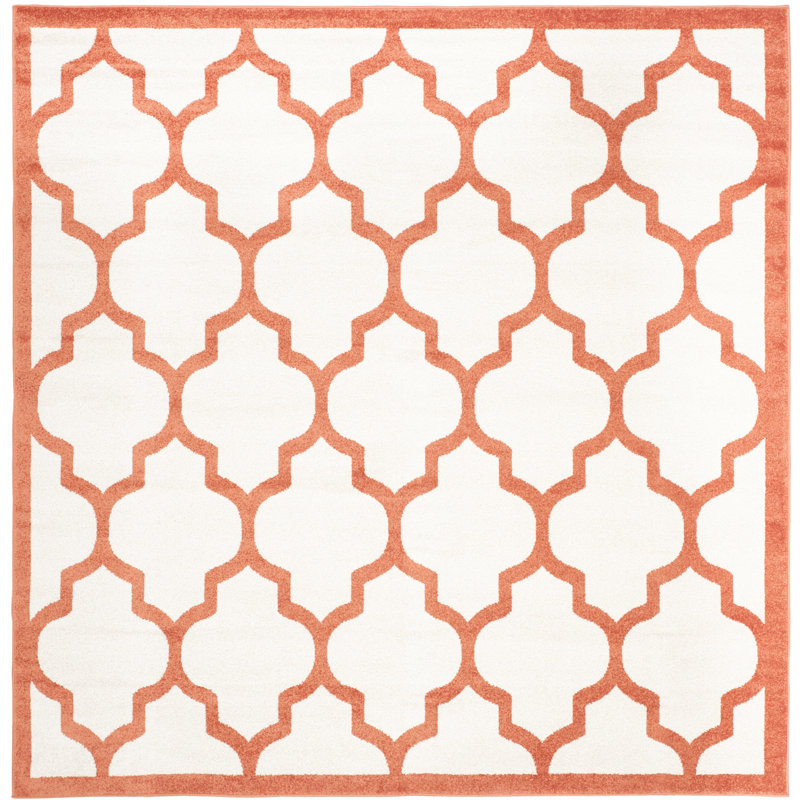 Maribel Geometric Hand Woven Area Rug, Square 213cm