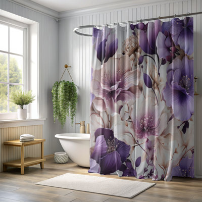 Violet Magic - Premium Shower Curtain