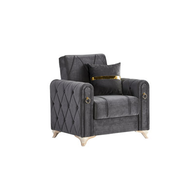 Fauteuil-lit convertible 35 po avec rangement Ferrero