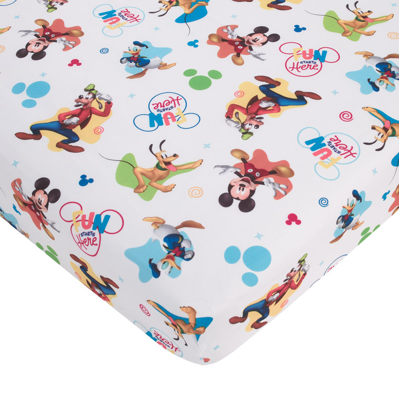 Mickey Mouse (Disney Jr) Fun Starts Here Toddler Bedding Set