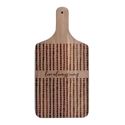 Love Always Wins Hearts Cutting Board