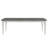 90" Katia Rectangular Dining Table w/Leaf, Rustic Gray & Weathered White Finish