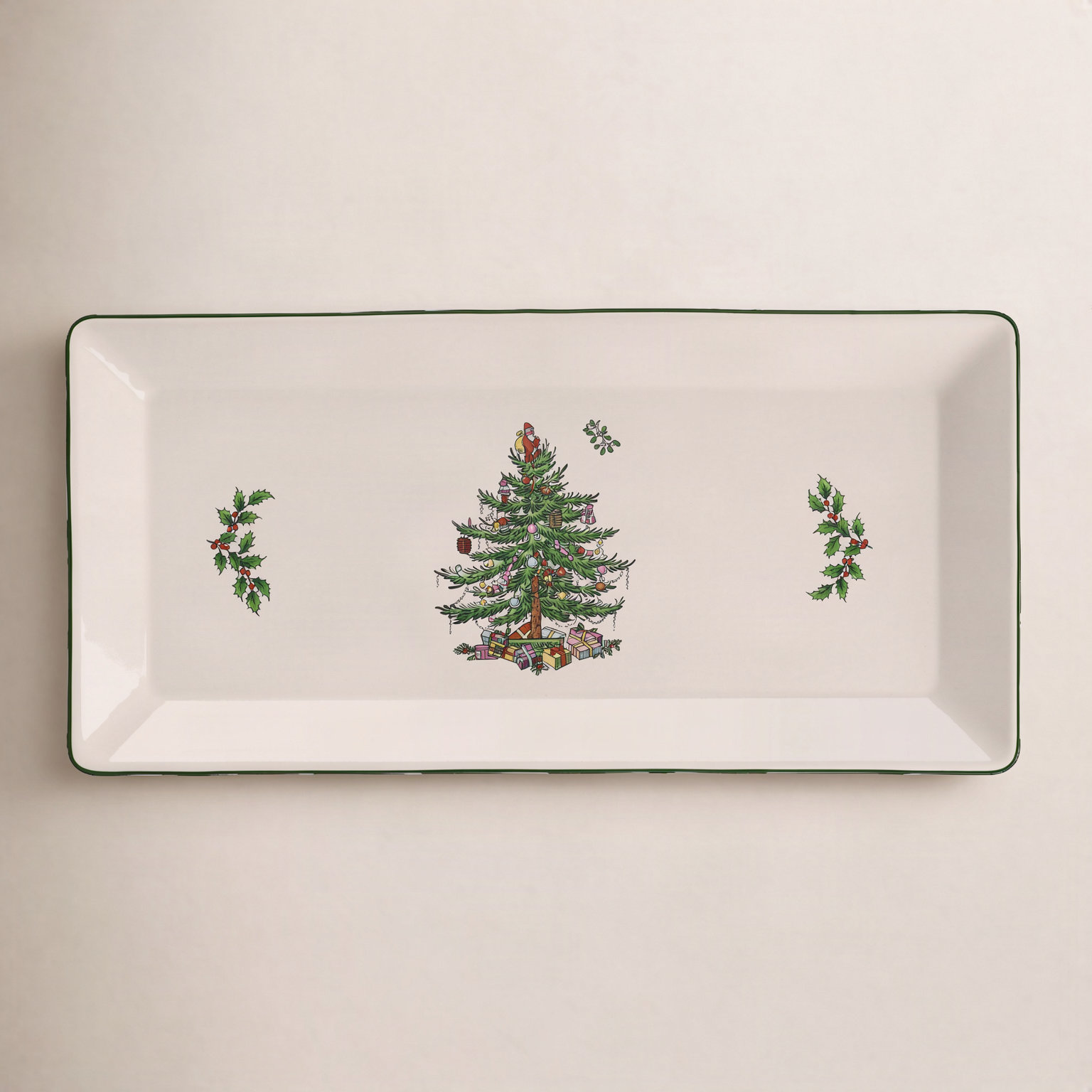 Christmas Tree Rectangular Platter