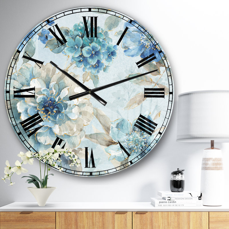 Indigold Watercolor Lovely Bird IV - Horloge murale traditionnelle, Petit