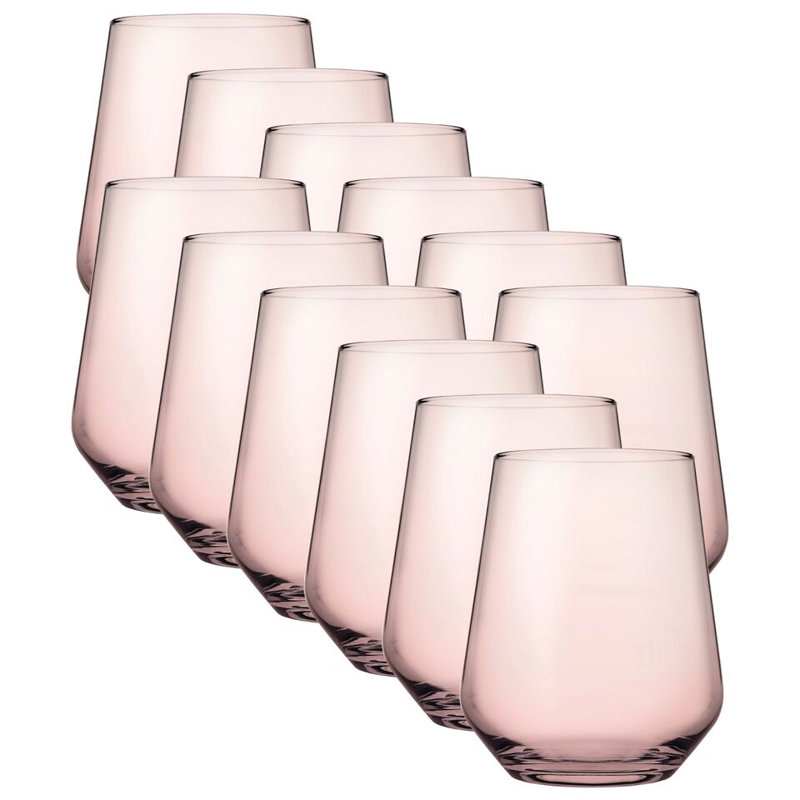 Axtin 14.37ml Drinking Glass Set, Pink