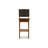 Upholstered Counter Stool with Solid Wood Frame-52517034-52517032