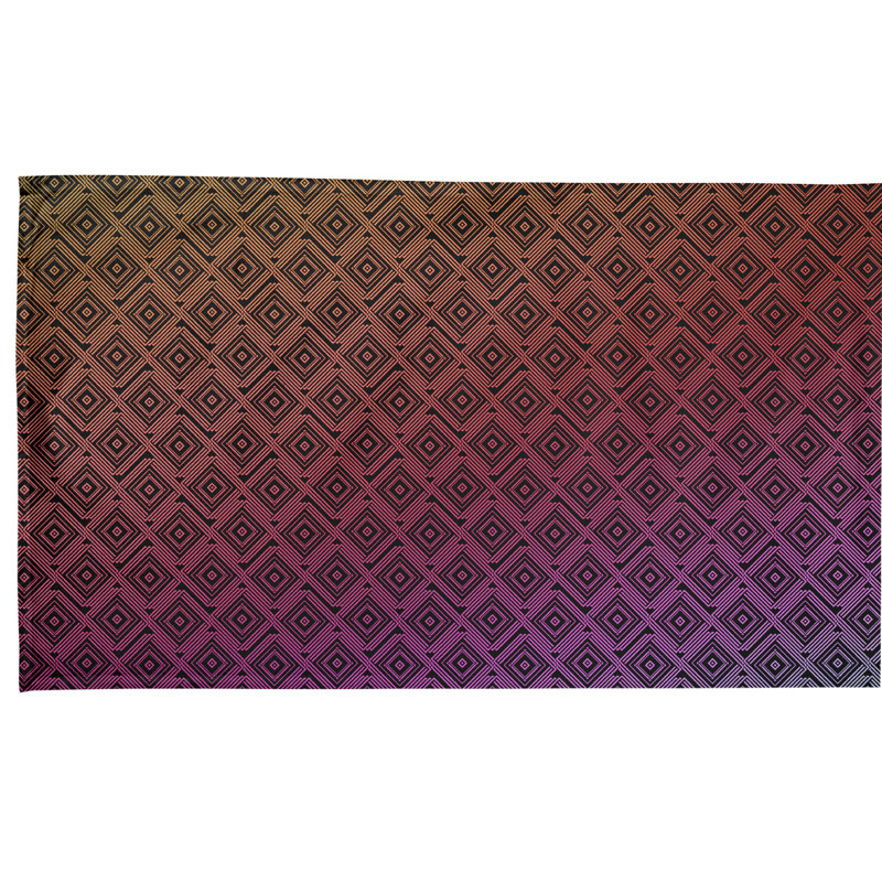 Tea Towel Kitchen Towel, Poly Twill, Dark Pink