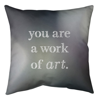 Coussin de sol œuvre d’art