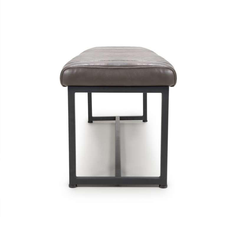 Frizzleburg Faux Leather Upholstered Bench