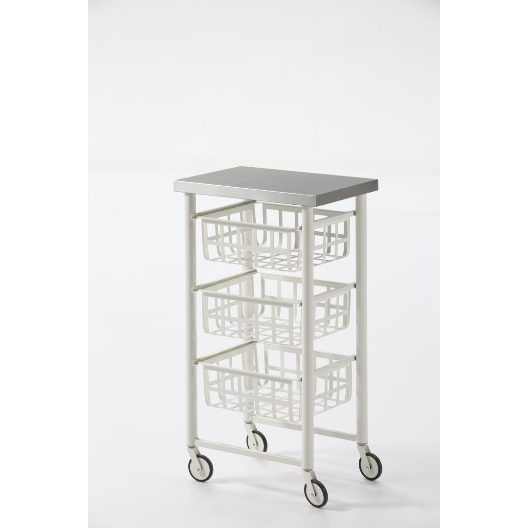 Aadhan Metal Kitchen Cart Prep & Savour
