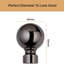 Adjustable Plain Metal Ball Curtain Rod-1875325932-1875325936