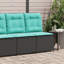 Canapé de patio inclinable Vidaxl