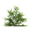 Bambou, plante artificielle en soie, 50 pouces d'intérieur, feuilles vertes, noir