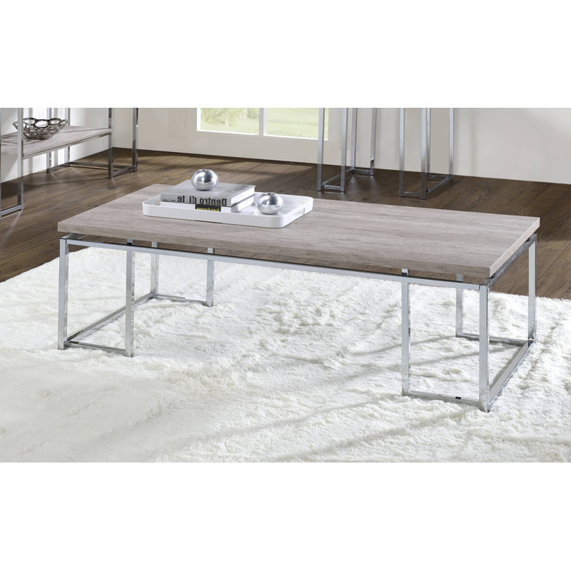Table basse Kalmin, H 24,5 po x l 47,5 po x P 18,5 po