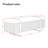 Mercer41 Modern Storage Ottoman Bench, Faux Leather Upholstered Footstool with Storage Space W463-946266225