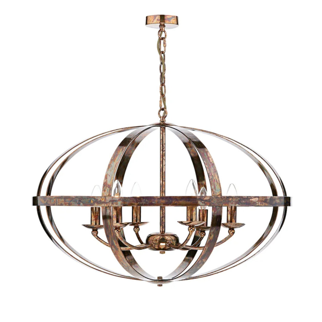 6 - Light Copper Sphere Pendant