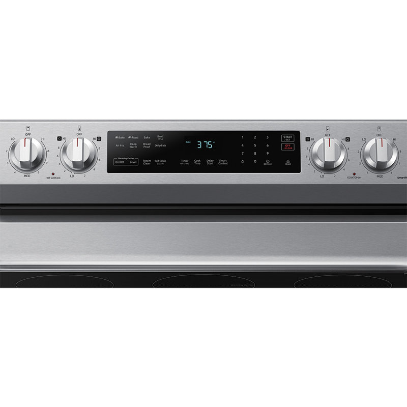 Samsung 6.3 cu. ft. Stainless Steel Smart Electric Range with Air Fry