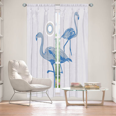 Paire de rideaux obscurcissant en polyester Denes