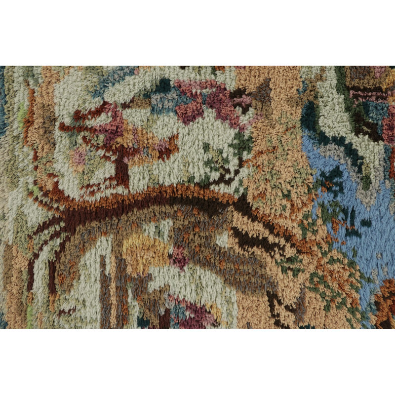 Vintage One-of-a-Kind 3'8" x 5'9" Hand Knotted Area Rug