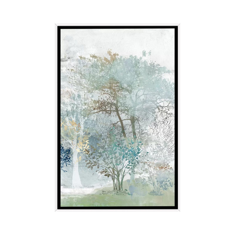 "Silent Mystery II" par Allison Pearce, reproduction d’art, Toile blanche encadrée, H 60 po x l 40po x P 1,5 po, Pas de tapis