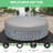 82" 6-Person Gray Wicker Design Inflatable Hot Tub, Fast Heating, 4 Filters & 2 Cup Holders