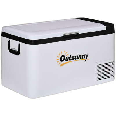 Outsunny 0.025m³ L Freestanding Mini Fridge