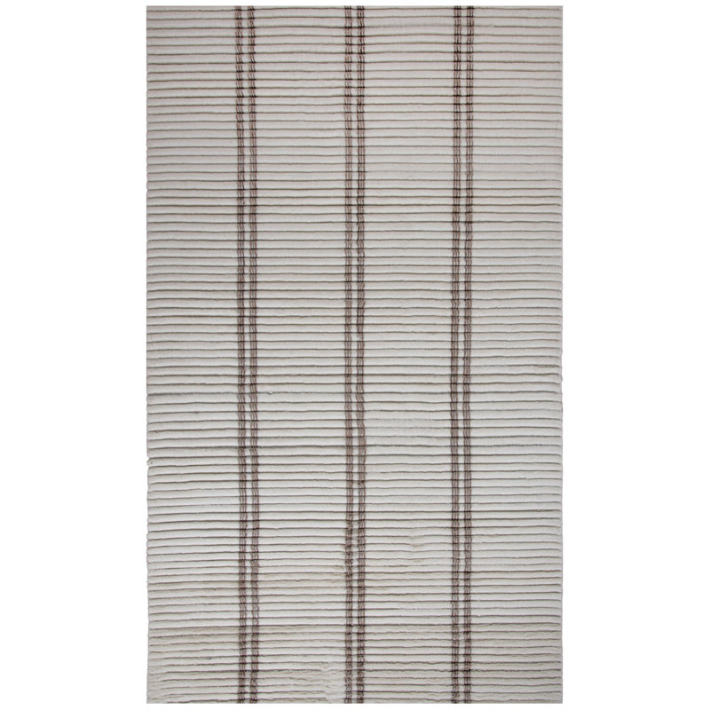 Tapis 100% laine tissé à la main, Rectangle 7 pi 9 po x 9 pi 9 po