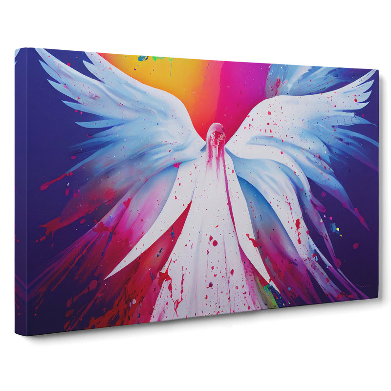 Angel Painted Vol.3 Abstract - Wrapped Canvas, 35cm H x 50cm W x 3cm D