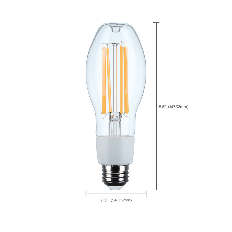 13.5 Watt LED HID Replacement ED17 2200K Medium Base Clear 120-277 Range Voltage