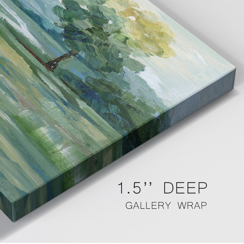 Lumière d'été - peinture sur toile tendue, H 36 po x l 24 po x P 1 po