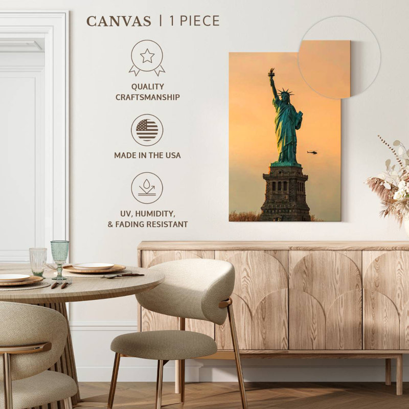 Statue de Nicci de la liberté à New York, H 24 po x l 16 po