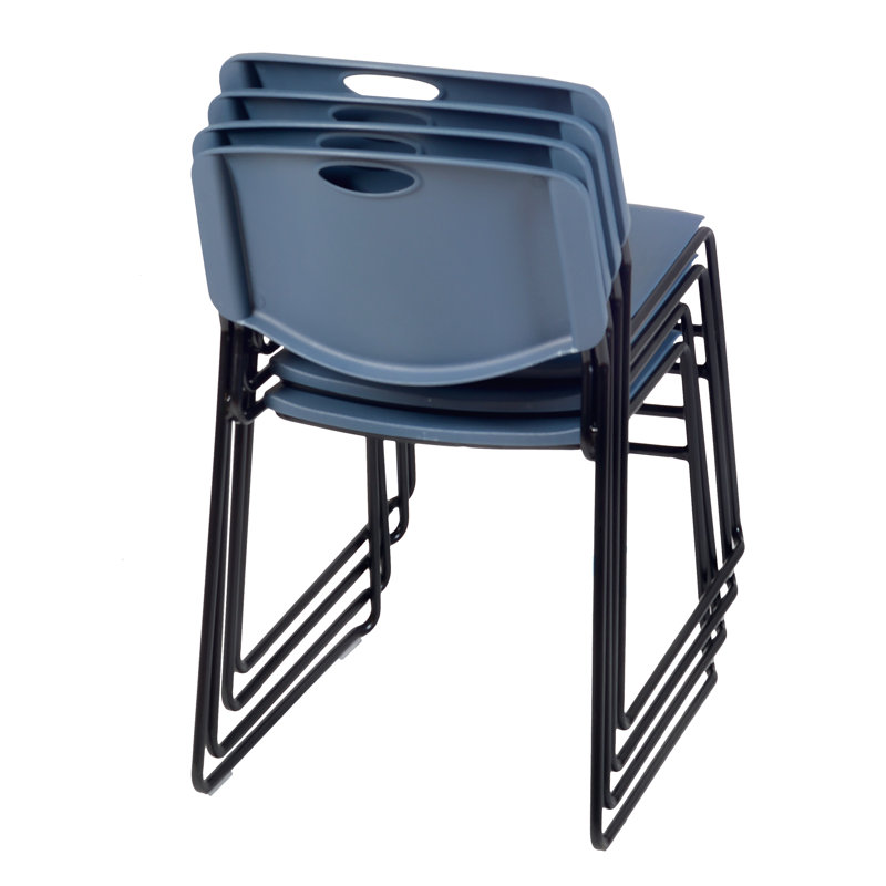 Chaise empilable Zeng, Bleu