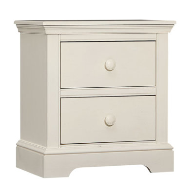 Table de chevet 2 tiroirs en bois