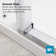 Kw02 66 In. W X 76 In. H Single Sliding Frameless Shower Door With 3/8 In. Clear Glass