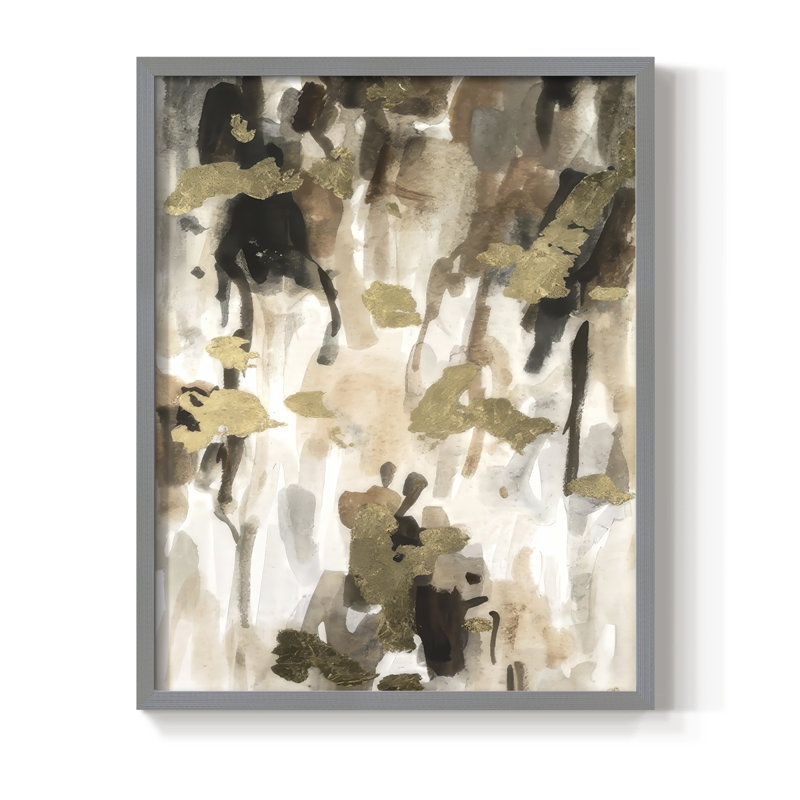 «August Spice II», reproduction encadrée - bois massif, Gris, H 15 po x l 12 po