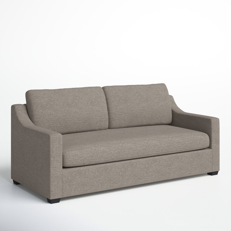 Cranbrook 88'' Upholstered Sofa, Drusky Linen Sustain® Basketweave