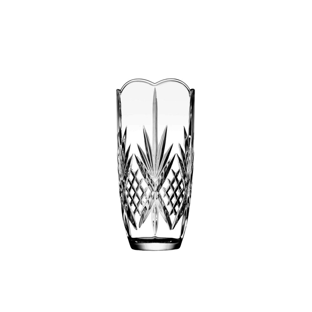 Dublin Crystal Scalloped Vase Godinger Silver Art Co