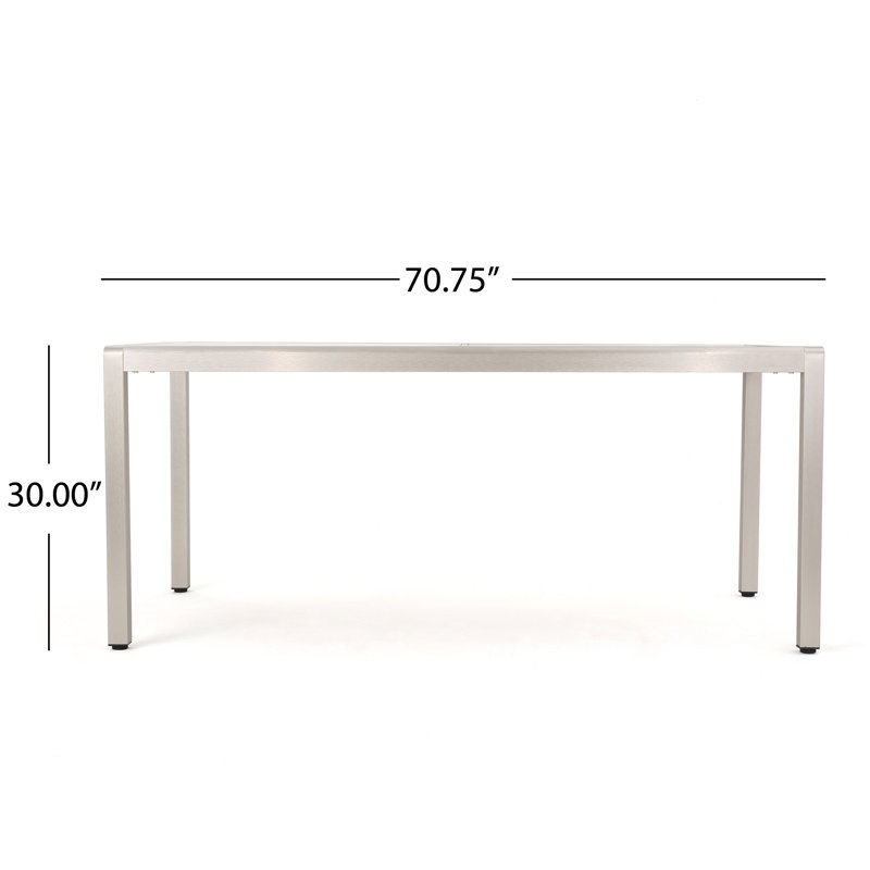 Table de salle à manger A livraison, gris