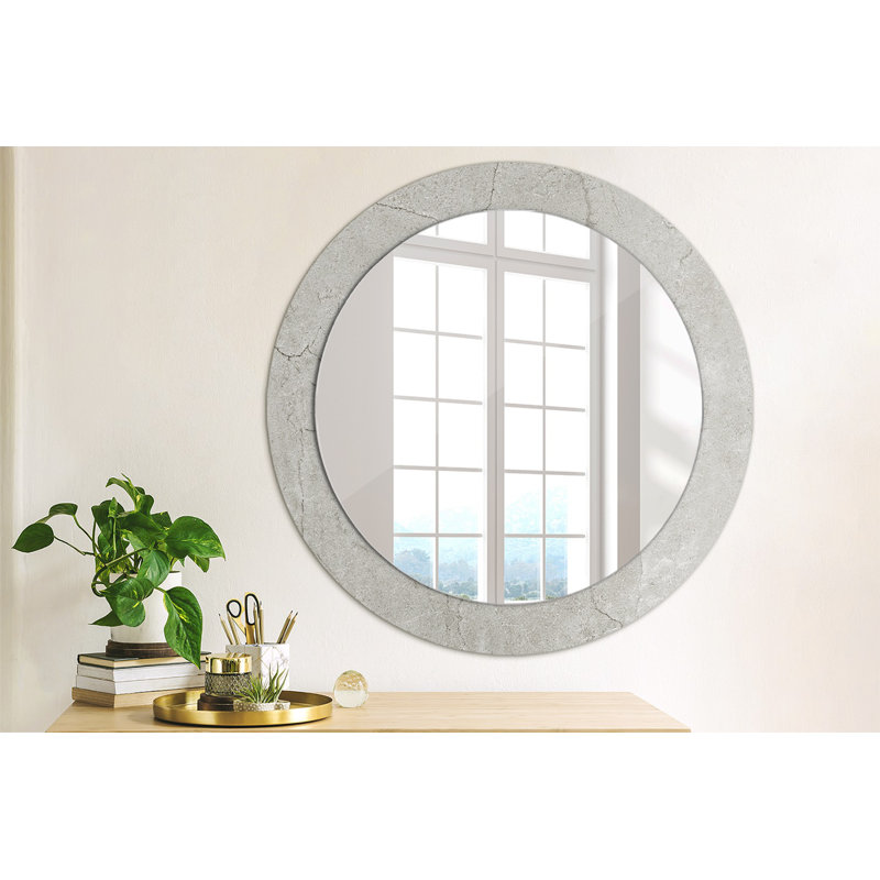 Huldar Glass Flat Wall Mirror, 70cm H x 70cm W