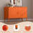 Locker Cabinet,Metal Storage Cabinet With 2 Doors,Morden Tv Stand For Living Room,Bedroom,Orange-1576473393