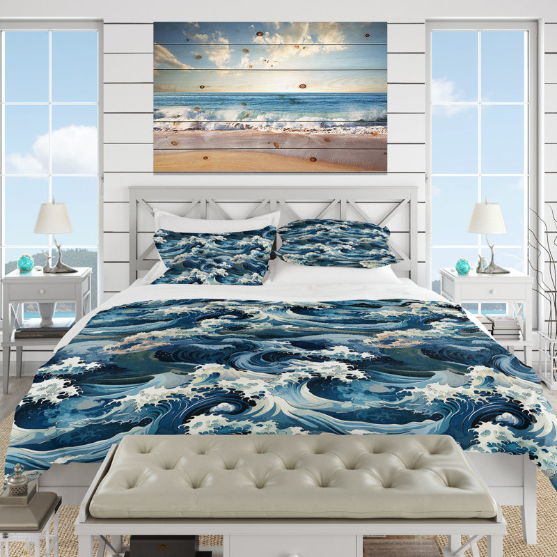 Ensemble de housse de couette Orlie, Housse de couette simple + 1 taie décorative stan