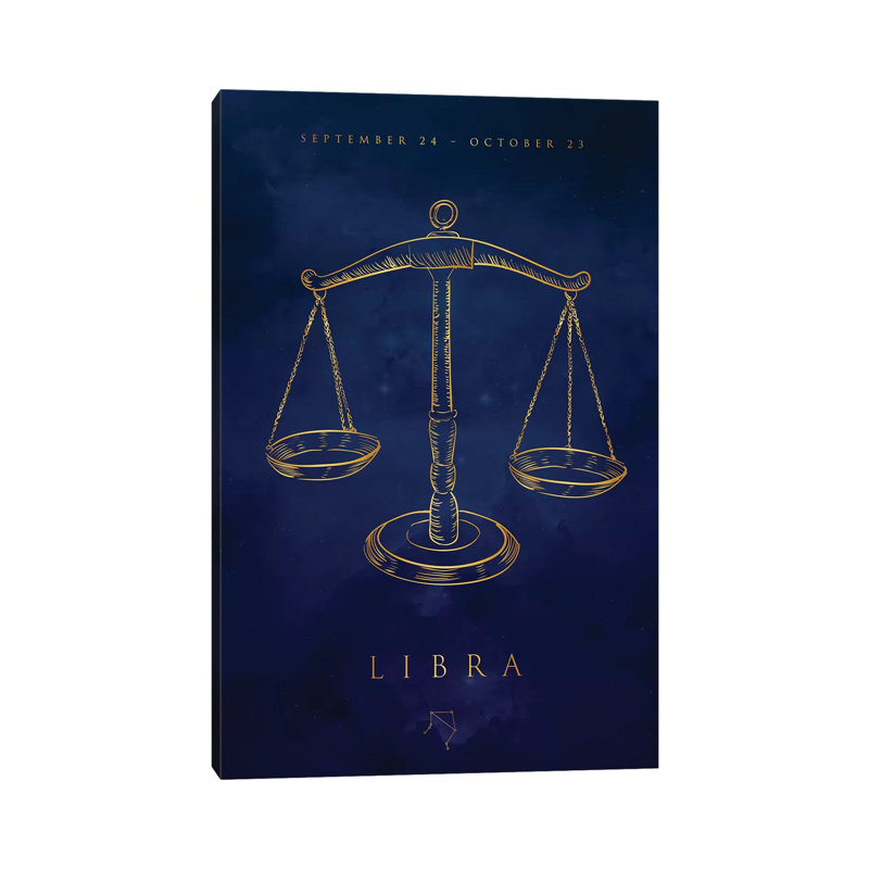 Libra by Cornel Vlad - Wrapped Canvas Gallery-Wrapped Canvas Giclée, 20.32 cm H x 30.48 cm W