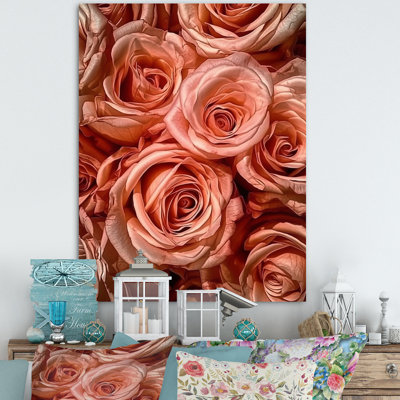 " Beautiful Blossoming Pink Roses "